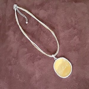 Vintage KC Necklace with Beaded Chain